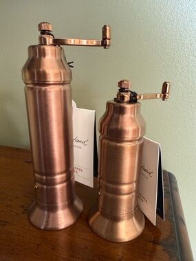 Hearth & Hand Copper-Tone Pepper Mills Set